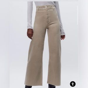 ZARA Marine Straight High Rise Jeans- SAND
